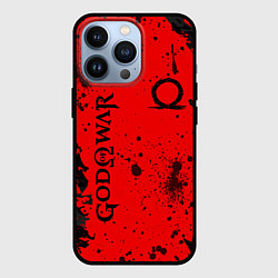 Чехол iPhone 13 Pro God of War Брызги крови