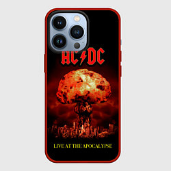 Чехол для iPhone 13 Pro Live at the Apocalypse - ACDC, цвет: 3D-красный