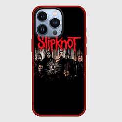 Чехол для iPhone 13 Pro Slipknot 5: The Gray Chapter, цвет: 3D-красный