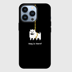 Чехол iPhone 13 Pro UNDERTALE DOG НА КАНАТЕ