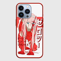 Чехол iPhone 13 Pro Zero Two - Darling in the Franxx