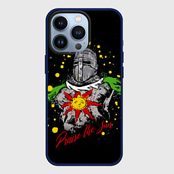 Чехол для iPhone 13 Pro Praise the Sun! Dark Souls, цвет: 3D-тёмно-синий