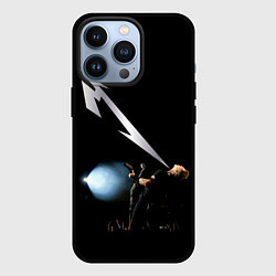 Чехол для iPhone 13 Pro Quebec Magnetic - Metallica, цвет: 3D-черный