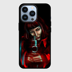 Чехол iPhone 13 Pro БУМАЖНЫЙ ДОМ ОРУЖИЕ- LA CASA DE PAPEL