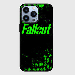 Чехол iPhone 13 Pro FALLOUT ПУПСЫ ПАТТЕРН ЗЕЛЁНЫЙ ЯДЕРНАЯ ЗИМА