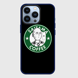 Чехол для iPhone 13 Pro ONE-PUNCH MAN OK COFFEE, цвет: 3D-тёмно-синий