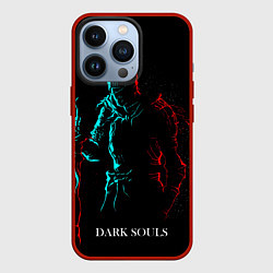 Чехол iPhone 13 Pro Dark Souls NEON Силуэт