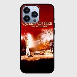 Чехол для iPhone 13 Pro Queen on Fire - Live at the Bowl, цвет: 3D-черный