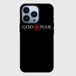 Чехол для iPhone 13 Pro GOD OF WAR LOGO, РУНЫ, цвет: 3D-черный