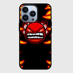 Чехол iPhone 13 Pro Geometry Dash: Smiley Demon