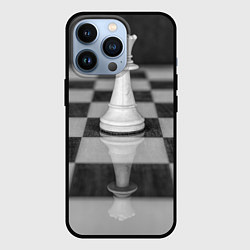Чехол для iPhone 13 Pro Шахматы Ферзь, цвет: 3D-черный