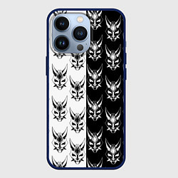 Чехол для iPhone 13 Pro GENSHIN IMPACT XIAO MASK ГЕНШИН ИМПАКТ СЯО МАСКА, цвет: 3D-тёмно-синий