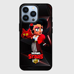 Чехол для iPhone 13 Pro LOLA BRAWL STARS redblack, цвет: 3D-черный