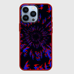 Чехол для iPhone 13 Pro Абстракция Стай, цвет: 3D-красный