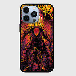 Чехол iPhone 13 Pro КРАТОС И БИТВА С БОССОМ, GOD OF WAR