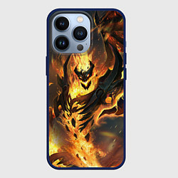 Чехол для iPhone 13 Pro DOTA 2 SHADOW FIEND ТЕНЬ, цвет: 3D-тёмно-синий