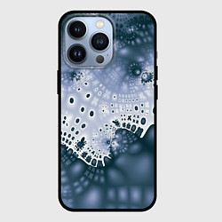 Чехол для iPhone 13 Pro Коллекция Journey Синий 592-1, цвет: 3D-черный