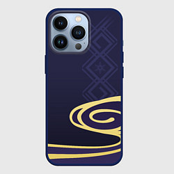 Чехол для iPhone 13 Pro КОСТЮМ КАМИСАТО АЯКИ, цвет: 3D-тёмно-синий