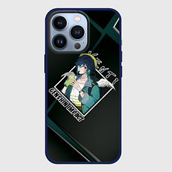 Чехол для iPhone 13 Pro Venti Венти, Genshin Impact, цвет: 3D-тёмно-синий