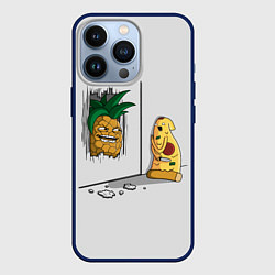 Чехол для iPhone 13 Pro HERES PINEAPPLE!, цвет: 3D-тёмно-синий
