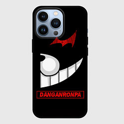 Чехол iPhone 13 Pro Черная половина Монокума - Danganronpa