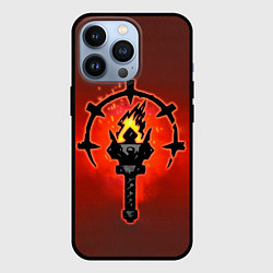 Чехол для iPhone 13 Pro Darkest Dungeon Факел, цвет: 3D-черный