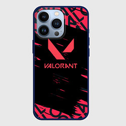 Чехол для iPhone 13 Pro Valorant паттерн, цвет: 3D-тёмно-синий