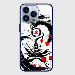 Чехол iPhone 13 Pro GHOST OF TSUSHIMA ДРАКОН НА СПИНЕ
