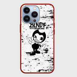 Чехол iPhone 13 Pro Bendy and the ink machine - Black & White