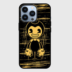 Чехол для iPhone 13 Pro Bendy and the ink machine - Бенди, цвет: 3D-черный