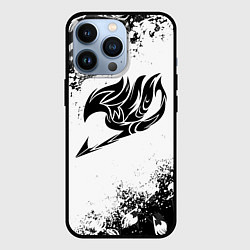 Чехол iPhone 13 Pro ХВОСТ ФЕИ ЧЁРНЫЙ СИМВОЛ FAIRY TAIL BLACK