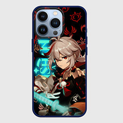 Чехол для iPhone 13 Pro КАДЗУХА ГЕРОЙ ГЕНШИН ИМПАКТ GENSHIN IMPACT, цвет: 3D-тёмно-синий