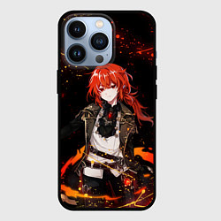 Чехол для iPhone 13 Pro ДИЛЮК ГЕНШИН ИМПАКТ ОГОНЬ GENSHIN IMPACT FIRE, цвет: 3D-черный