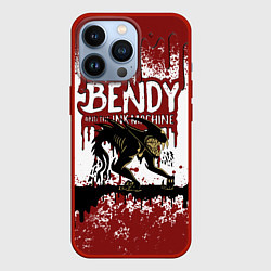 Чехол iPhone 13 Pro BLOOD BLACK AND WHITE BENDY AND THE INK MACHINE