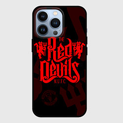 Чехол iPhone 13 Pro МАНЧЕСТЕР ЮНАЙТЕД КРАСНЫЕ ДЬЯВОЛЫ RED DEVILS
