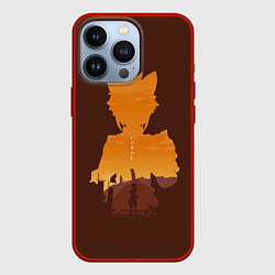 Чехол для iPhone 13 Pro ГОРО ГЕНШИН ИМПАКТ GORO, цвет: 3D-красный