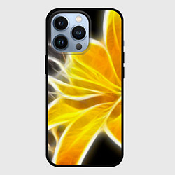 Чехол для iPhone 13 Pro Желтый летний цветок, цвет: 3D-черный
