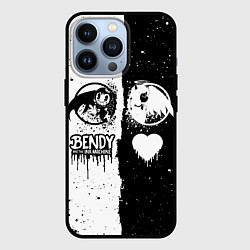 Чехол iPhone 13 Pro BLACK AND WHITE BENDY AND THE INK MACHINE