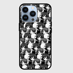 Чехол для iPhone 13 Pro АТАКА ТИТАНОВ ЧБ, цвет: 3D-черный