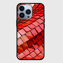 Чехол iPhone 13 Pro Красная спартаковская чешуя