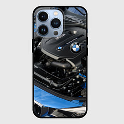 Чехол для iPhone 13 Pro BMW Engine Twin Power Turbo, цвет: 3D-черный
