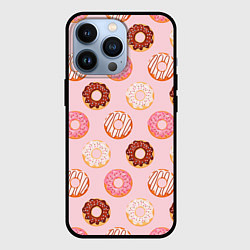 Чехол iPhone 13 Pro Pink donuts