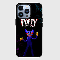 Чехол для iPhone 13 Pro Poppy Playtime бабочки, цвет: 3D-черный