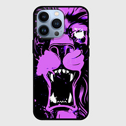 Чехол iPhone 13 Pro Neon pink lion