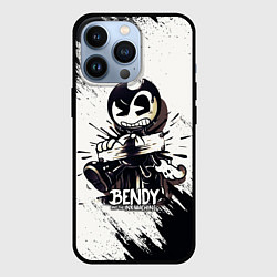 Чехол iPhone 13 Pro Bendy And The Ink Machine Бенди прибит доской