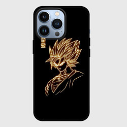 Чехол iPhone 13 Pro Гоку неоновый Dragon Ball