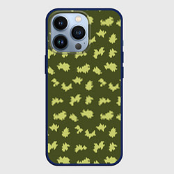 Чехол для iPhone 13 Pro Пограничник камуфляж, цвет: 3D-тёмно-синий