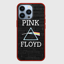 Чехол для iPhone 13 Pro PINK FLOYD LOGO - ПИНК ФЛОЙД ЛОГОТИП, цвет: 3D-красный