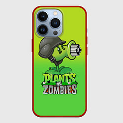Чехол iPhone 13 Pro Plants vs Zombies - Горохомёт