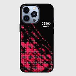 Чехол для iPhone 13 Pro Audi Текстура, цвет: 3D-черный